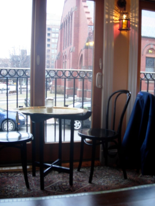 Bittersweet to be so cozy, writing a letter to an aunt, in a Palestinian cafe.  My best wishes to Sammy, the other workers at Andala, and their families.