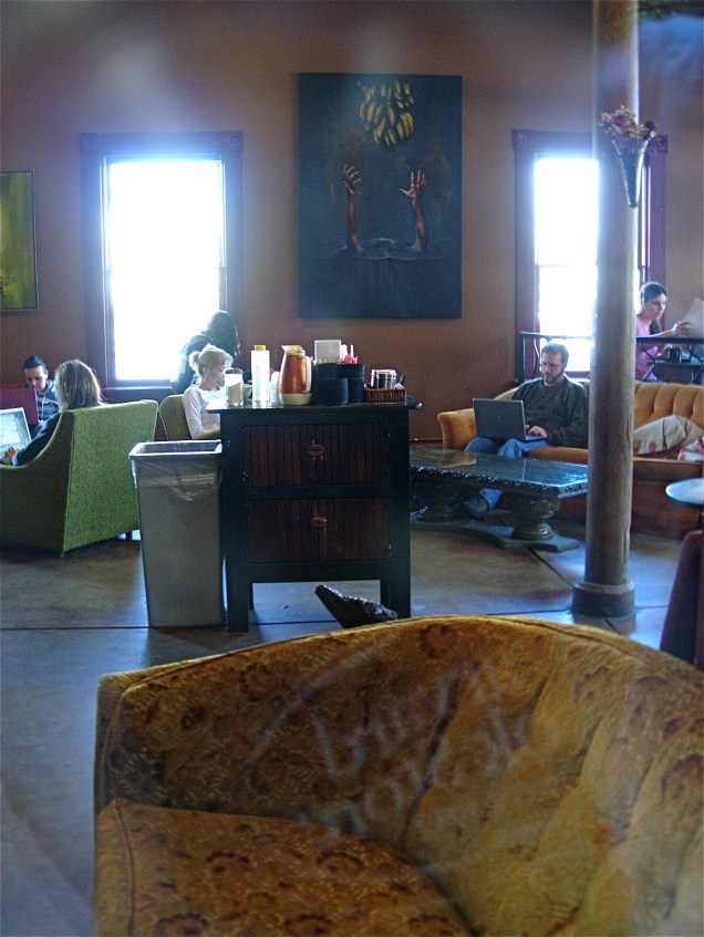 The Naked Lounge.  Coffeehouse furniture at its finest.