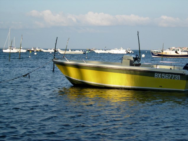 yellow boat